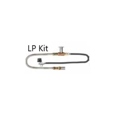 The Outdoor Plus Round Stainless Steel Flat Pan 12" & Round Burner 6"