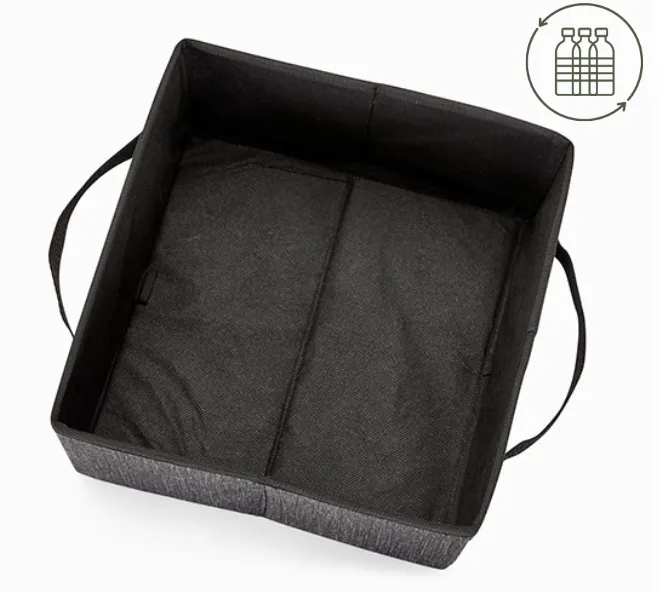 Thirty One Your Way Storage Bin *Charcoal Crosshatch*