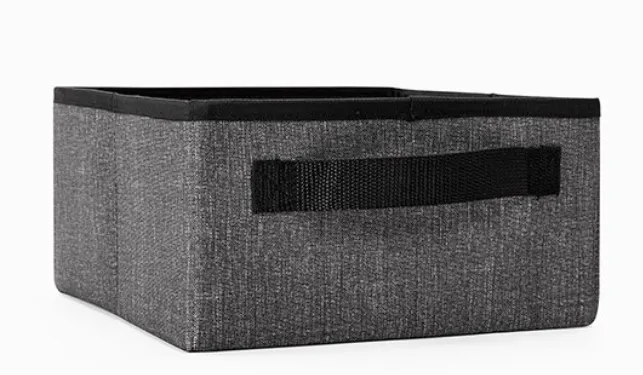Thirty One Your Way Storage Bin *Charcoal Crosshatch*