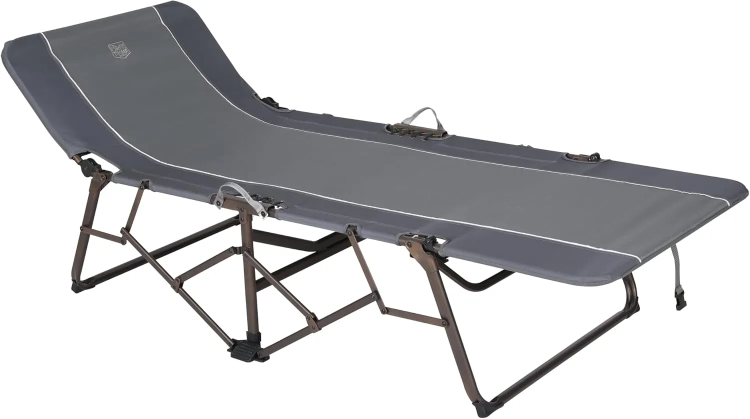 TIMBER RIDGE Portable XL Folding Camping Cot for Adults - Ultra Fast Setup, Heavy Duty 300 LBS Support, Gray
