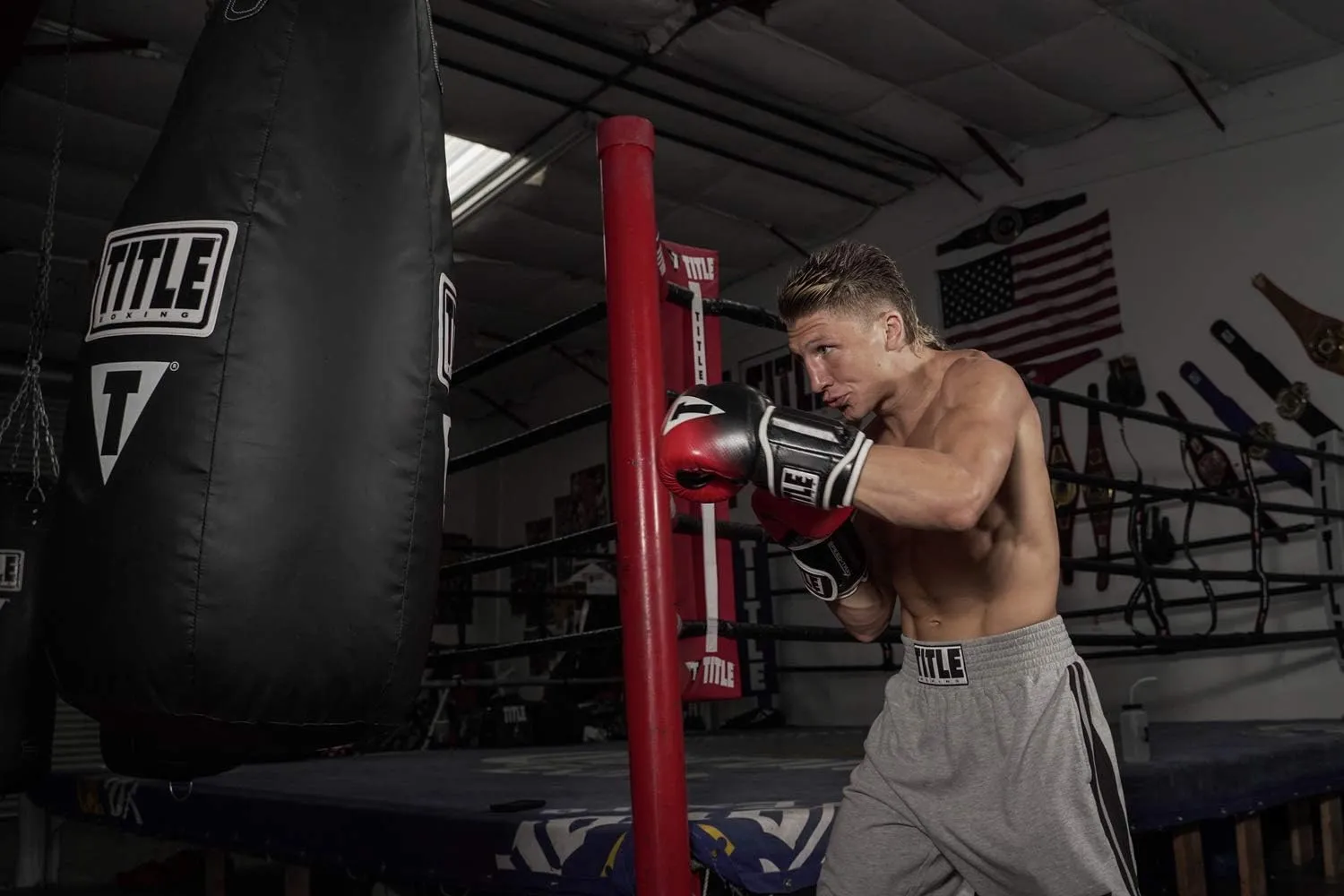 TITLE Boxing Speed-Trax Gloves - Weighted Boxing Gloves, Hand Speed Enhancer for MMA, Kickboxing & Heavy Bag Training