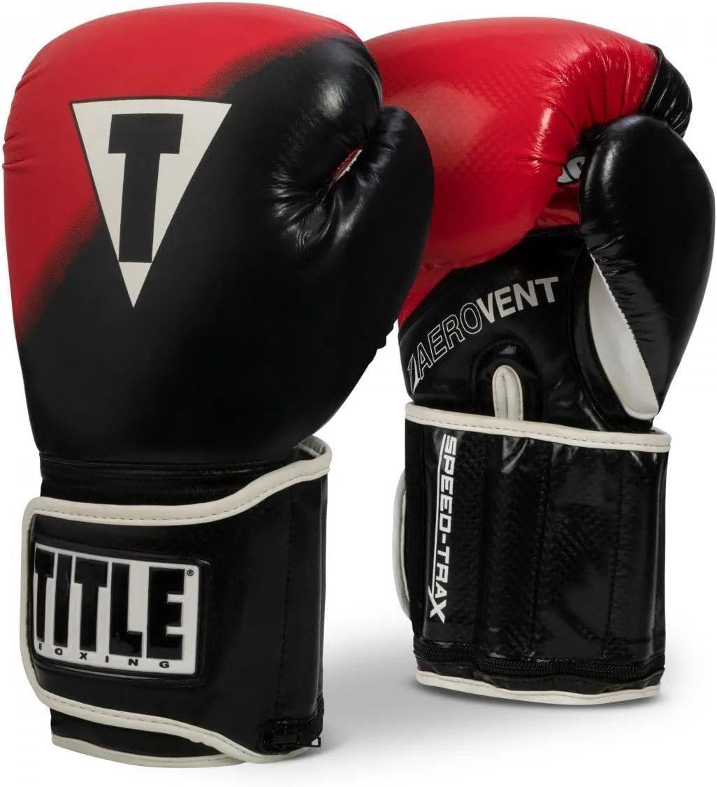 TITLE Boxing Speed-Trax Gloves - Weighted Boxing Gloves, Hand Speed Enhancer for MMA, Kickboxing & Heavy Bag Training