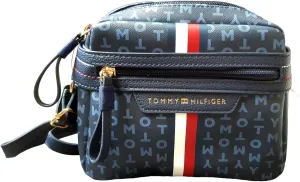 Tommy Hilfiger Monogram purse shoulder bag or clutch bag, Bleu