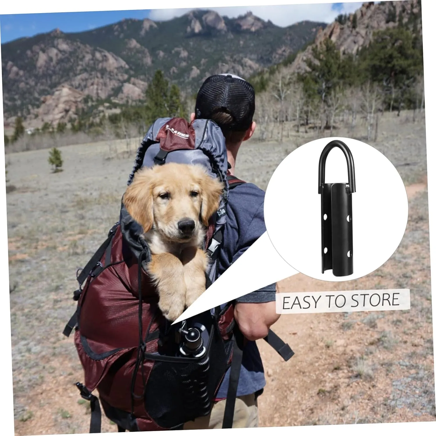 Toyvian Rope Hook Heavy Duty Connection Buckle for Climbing Outdoor Safety Use Durable Material Lightweight