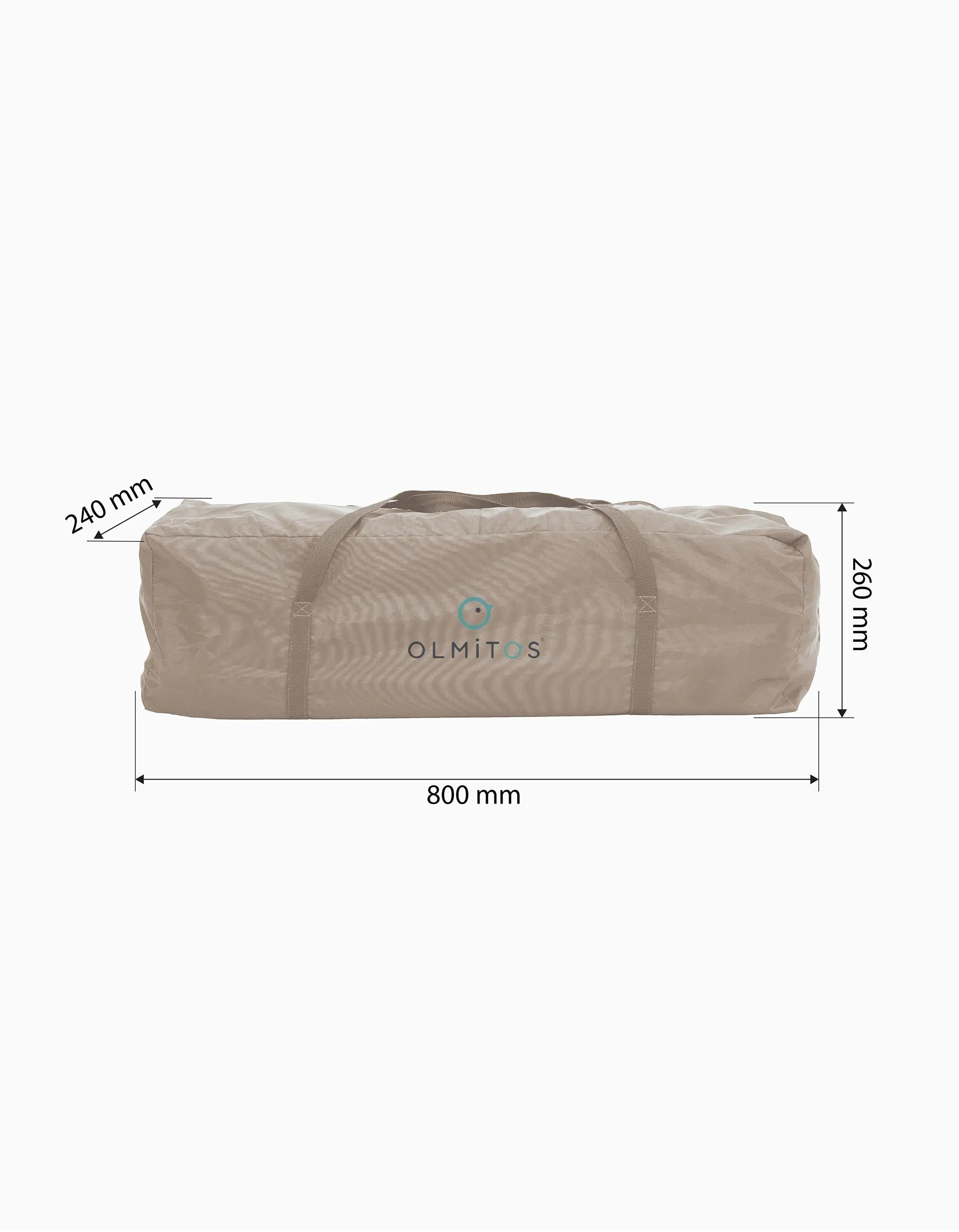 Travel Bed Olmitos, Beige