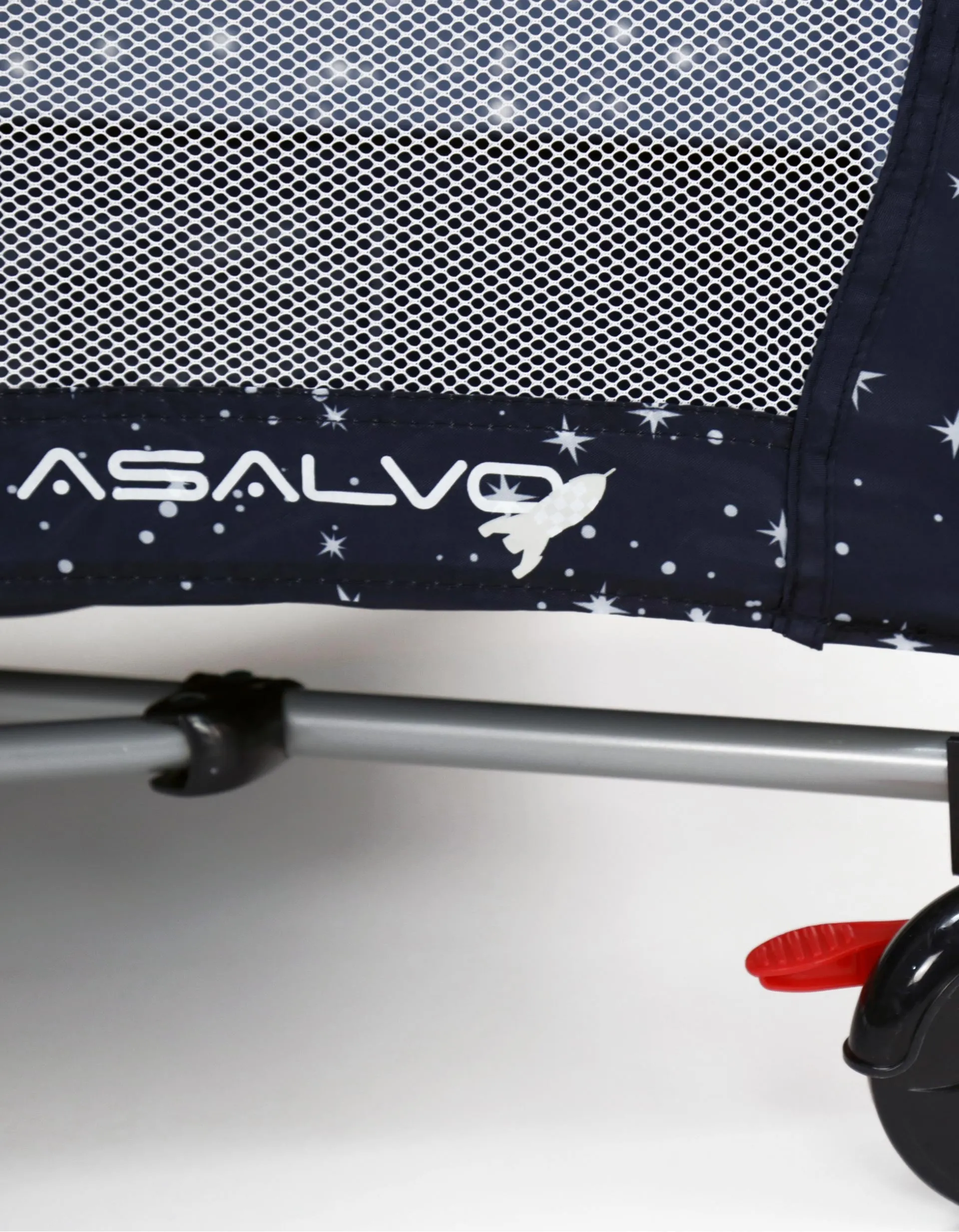 Travel Cot with 2 Heights Smooth Luna Asalvo