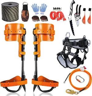 Tree Climbing Spikes,Tree Climbing Gear,Tree Climbing Kit Suitable for Climbing Trees, Picking Fruits,etc