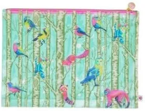 Tula Pink Family Tree Large Project Bag 18" X 13"