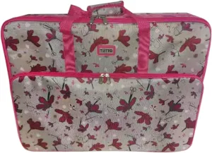 Tutto Large Embroidery Module Bag Daisies-Pink Notion