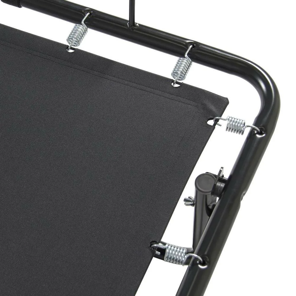 Twin XL Folding Rollaway Guest Bed Cot with Memory Foam Mattress