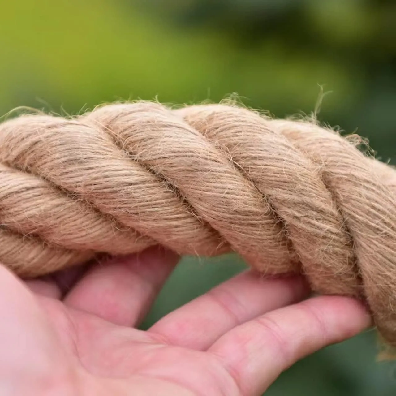 Twisted Manila Rope - 1.5 inch×100 feet - Natural Thick Jute Hemp Rope for Docks, Nautical, Railings, Tree Swing, Decorating