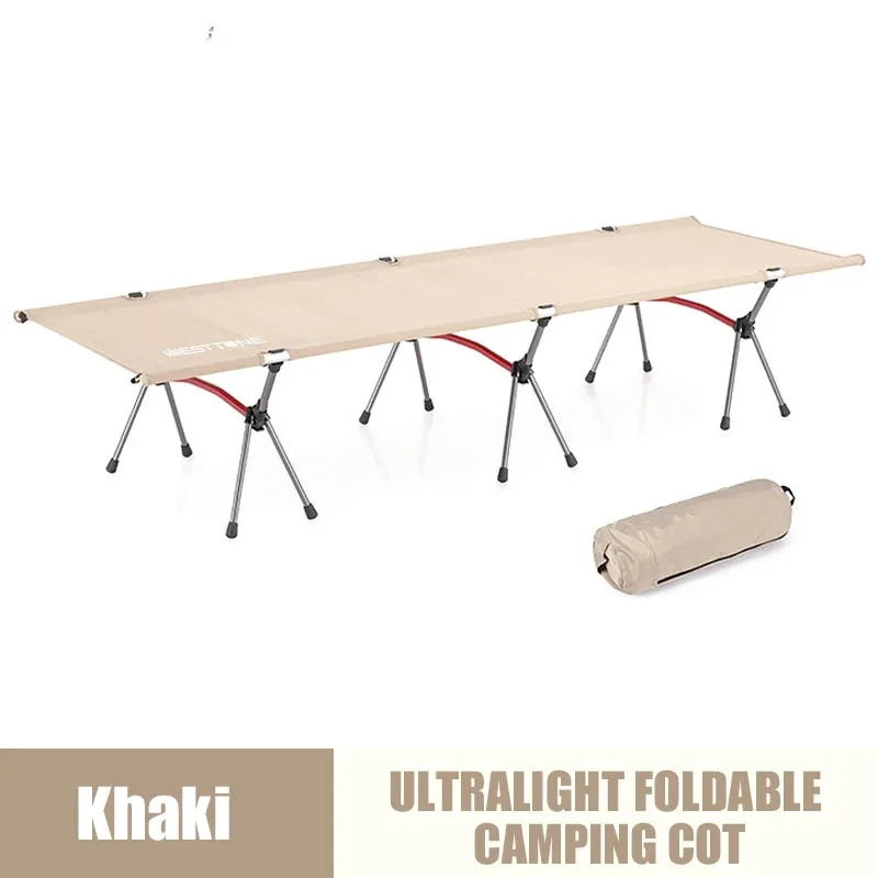 Ultralight Folding Camping Cot with Leg Extenders