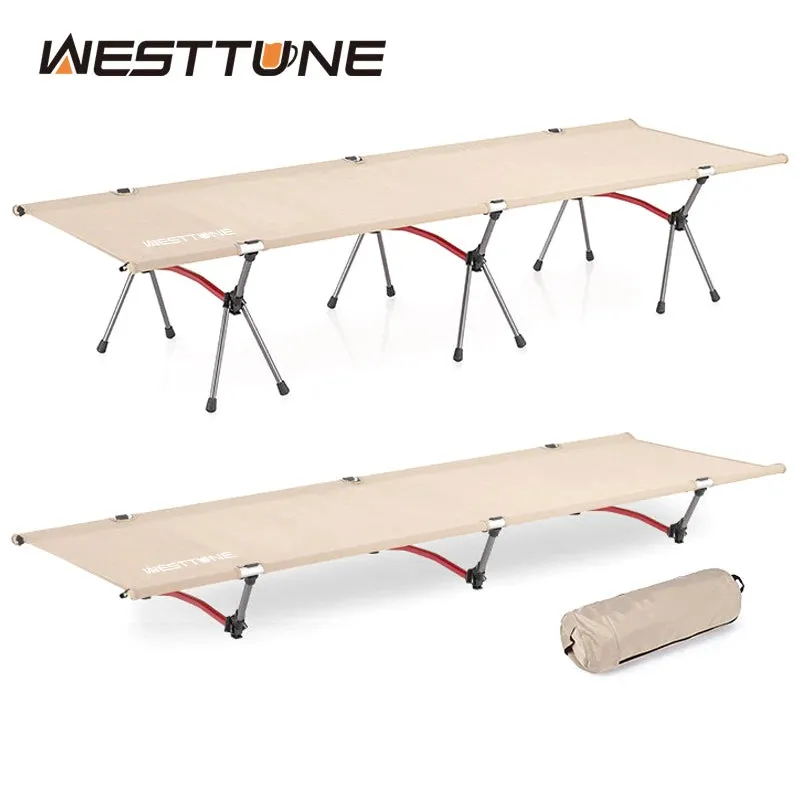 Ultralight Folding Camping Cot with Leg Extenders