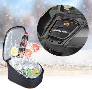 Underhood Storage Bag Cooler Ice Bag Compatible with Polaris RZR RS1 2018 (Orange Piping)