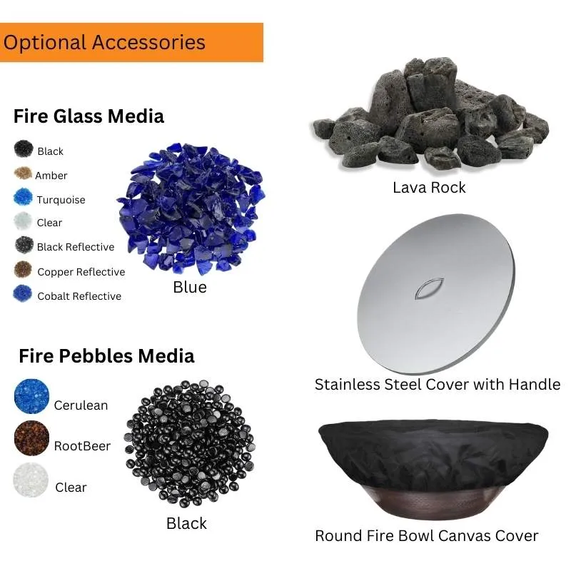 Upland Fire Pit - Stainless Steel | 72" w x 18" h