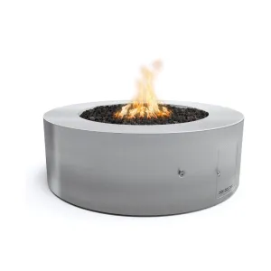 Upland Fire Pit - Stainless Steel | 72" w x 18" h