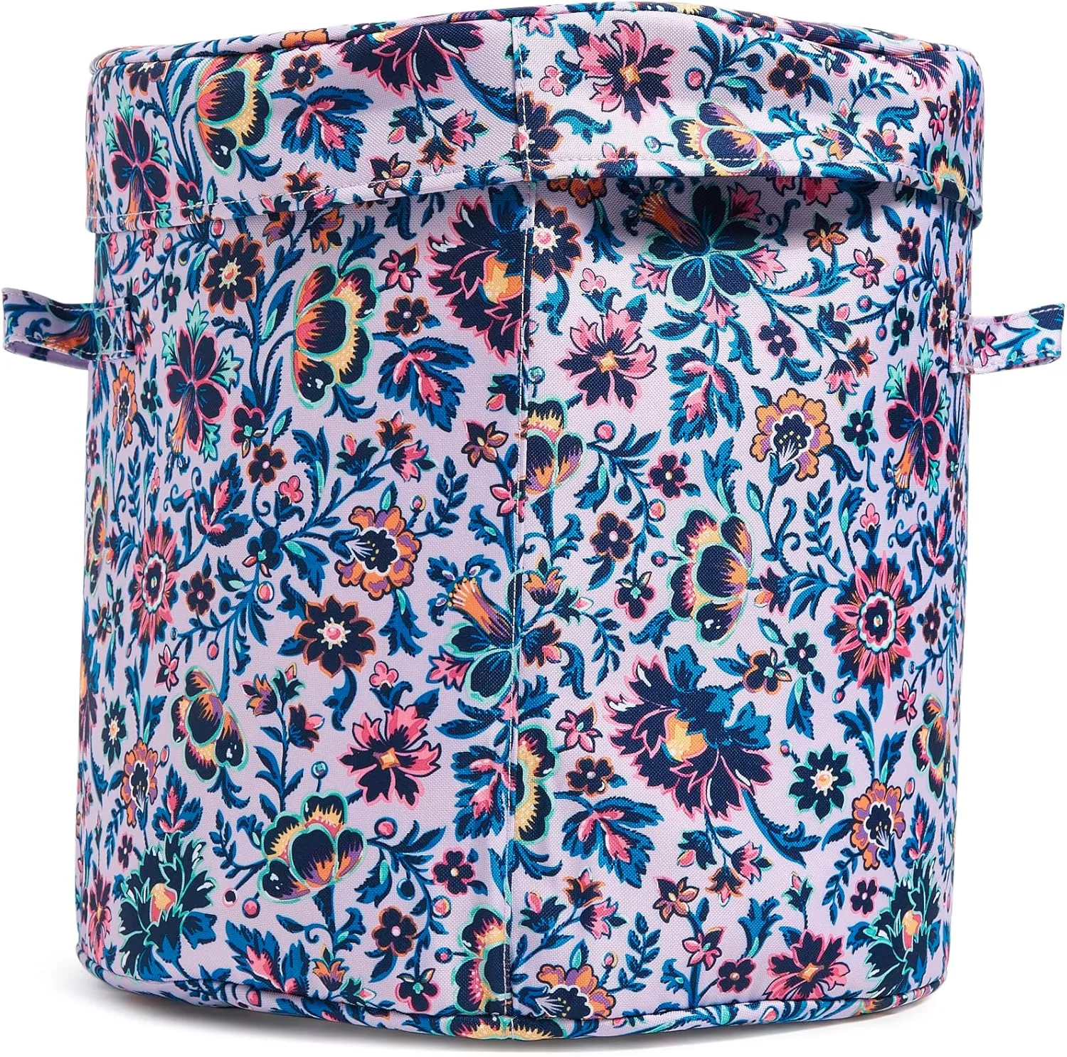 Vera Bradley Women's Storage Bin With Lid, Cloud Vine Multi, One Size
