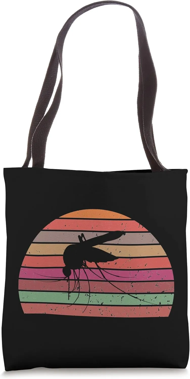 Vintage Mosquito Retro Mosquito Bite Cooler Aedes Mosquitoes Tote Bag