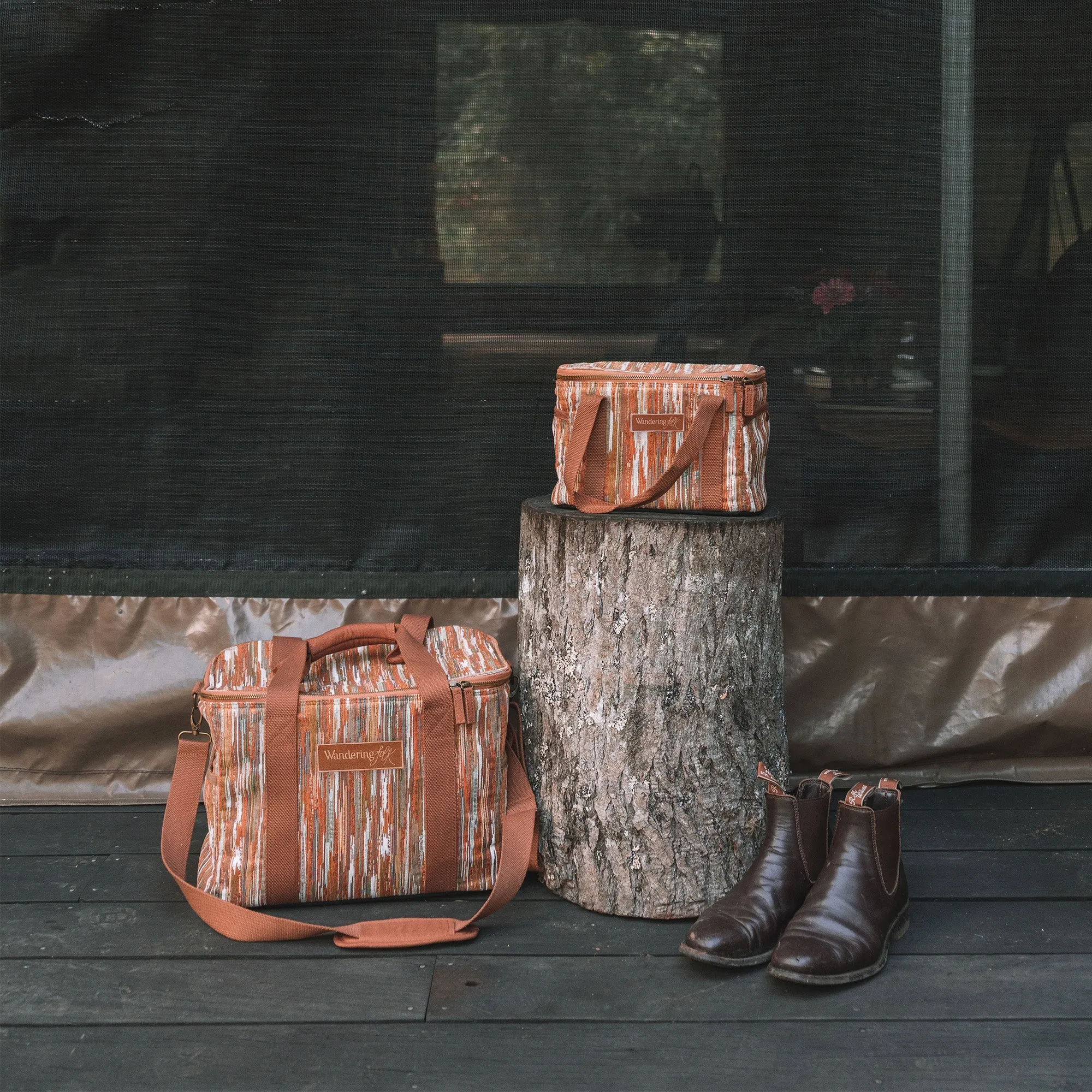 Wandering Folk Insulated Cooler Bag Large - Ochre
