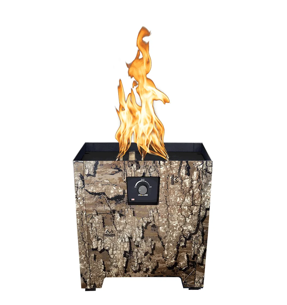 Warming Trends Series II 18"x18" Portable Liquid Propane Gas Fire Pit
