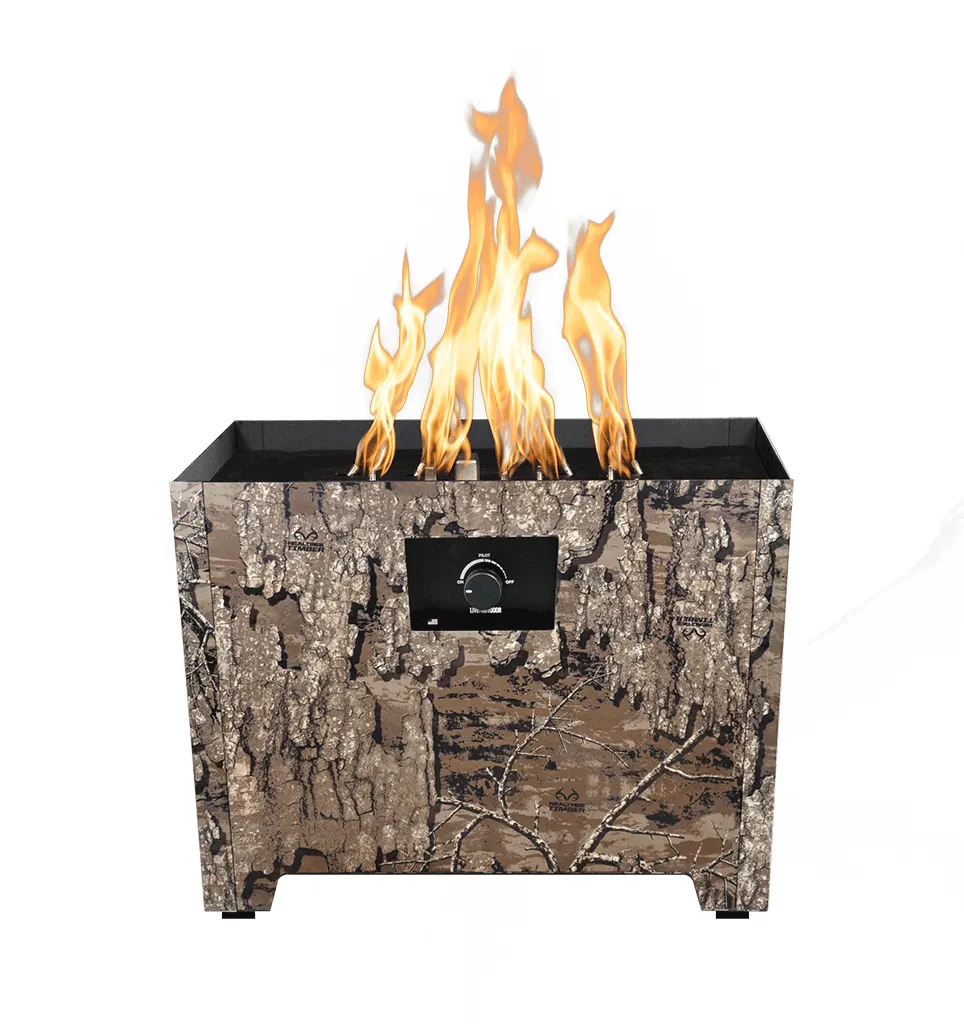 Warming Trends Series III 18"x24" Portable Liquid Propane Gas Fire Pit