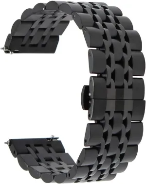 watch strap 20mm 22mm stainless steel watch band universal watchband butterfly buckle strap quick release wrist belt   spring bar