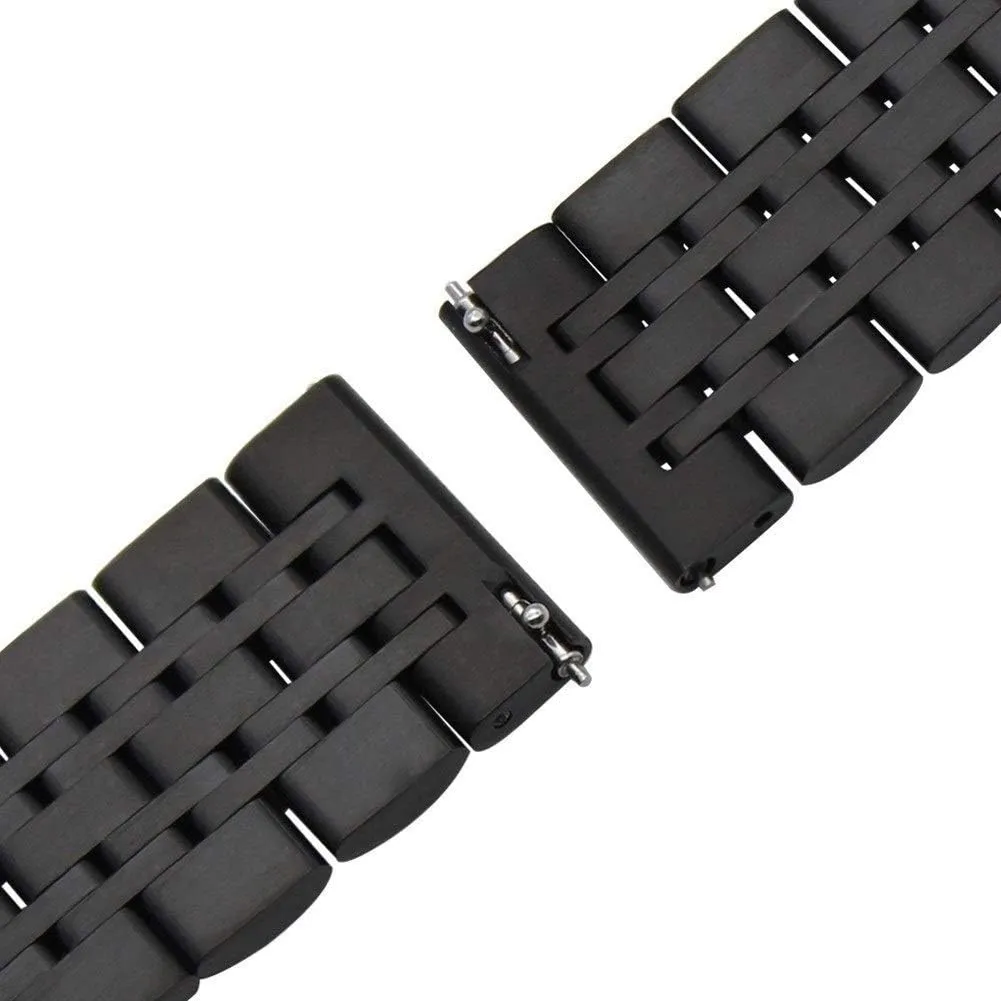 watch strap 20mm 22mm stainless steel watch band universal watchband butterfly buckle strap quick release wrist belt   spring bar