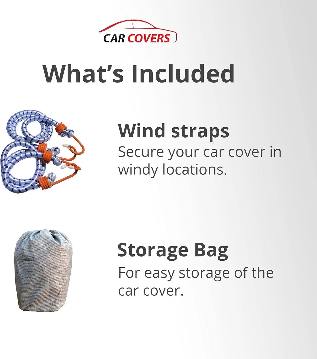 Weatherproof Car Cover Compatible with 1989 Chrysler Conquest Coupe 2 Door - Outdoor & Indoor - Protect from Water, Snow, Sun - Fleece Lining - Cable Lock, Storage Bag & Wind Straps