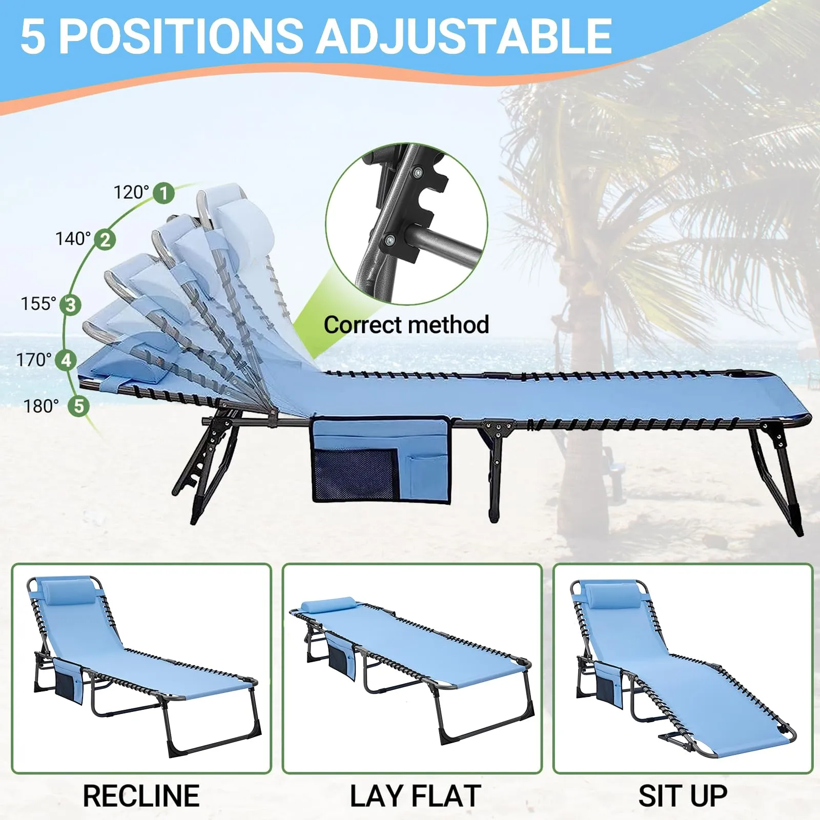 WEJOY Classic Cot Teslin Camping Cot