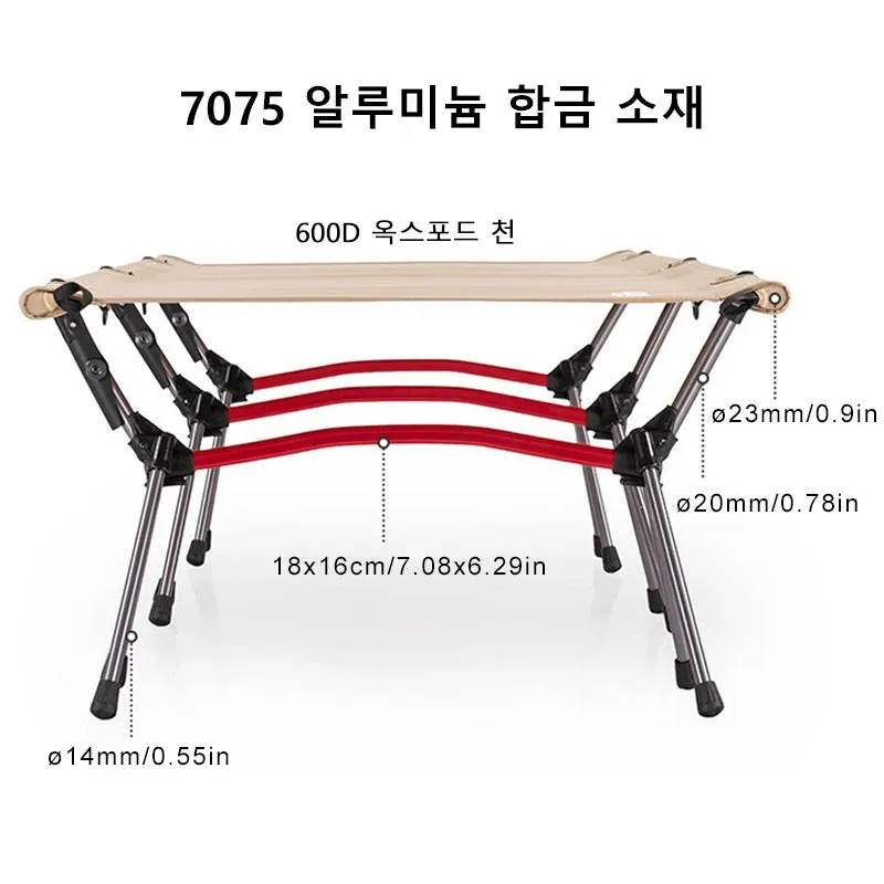 WEST TUNE Camping Cot Portable Folding Bed Ultralight Aluminium for Outdoor Use