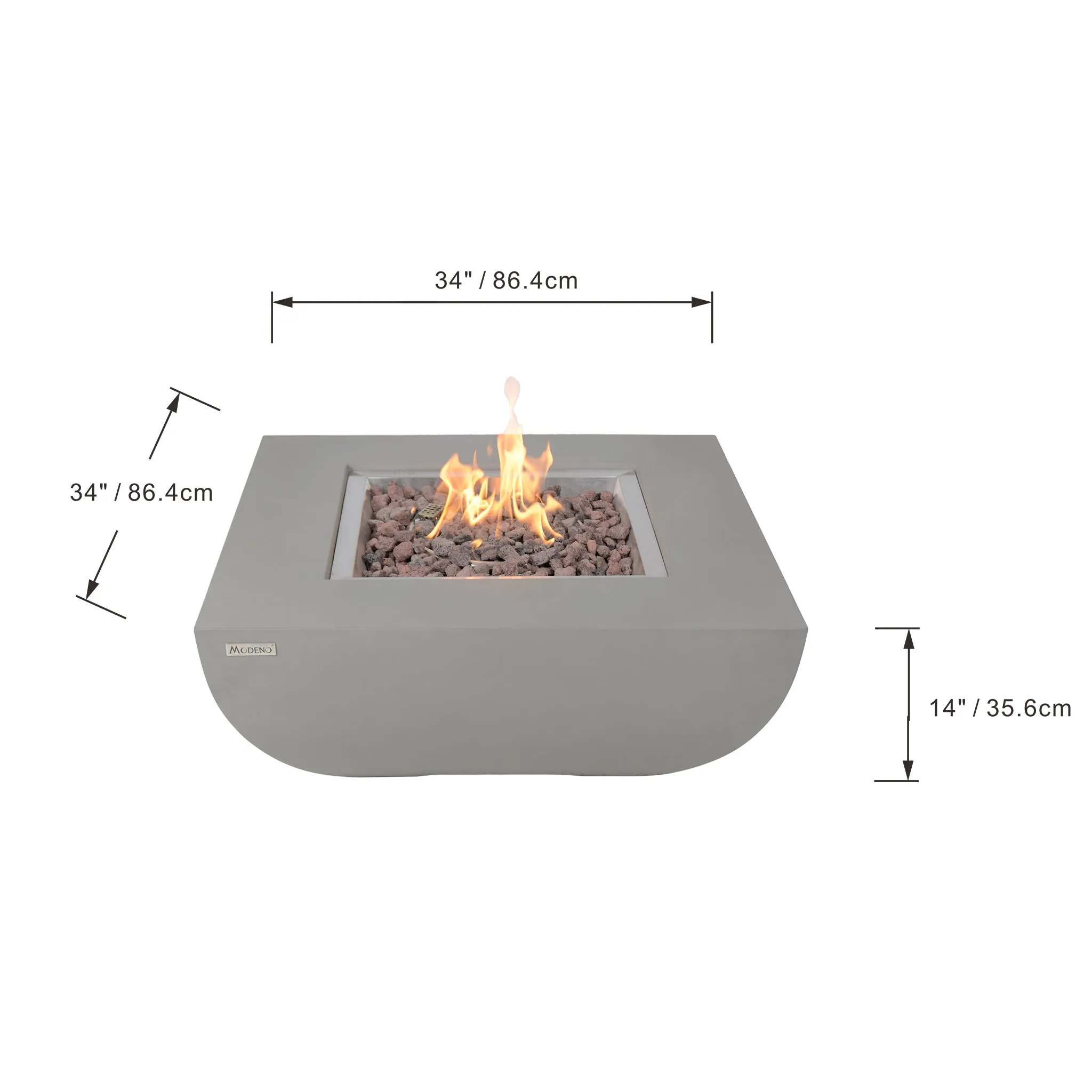 Westport Fire Table - Modeno (OFG135)