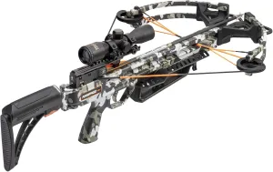 Wicked Ridge by TenPoint Rampage XS Crossbow, Peak XT - 390 FPS - The Ultimate Affordable Hunting Machine - Includes Lighted 3X Pro-View Scope