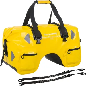 WILD HEART Dry Motorcycle Tail bag 70L/50L With Rope Straps and Inner Pocket Waterproof PVC 500D for Travel,Motorcycle and so on