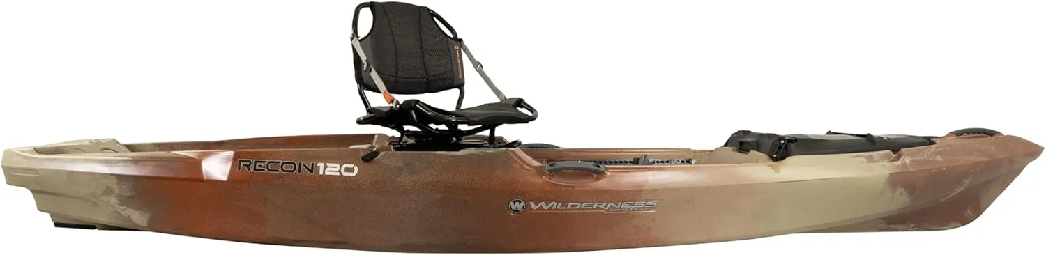 Wilderness Systems Recon 120 - Sit on Top Fishing Kayak - Premium Frame Seat - 12 ft