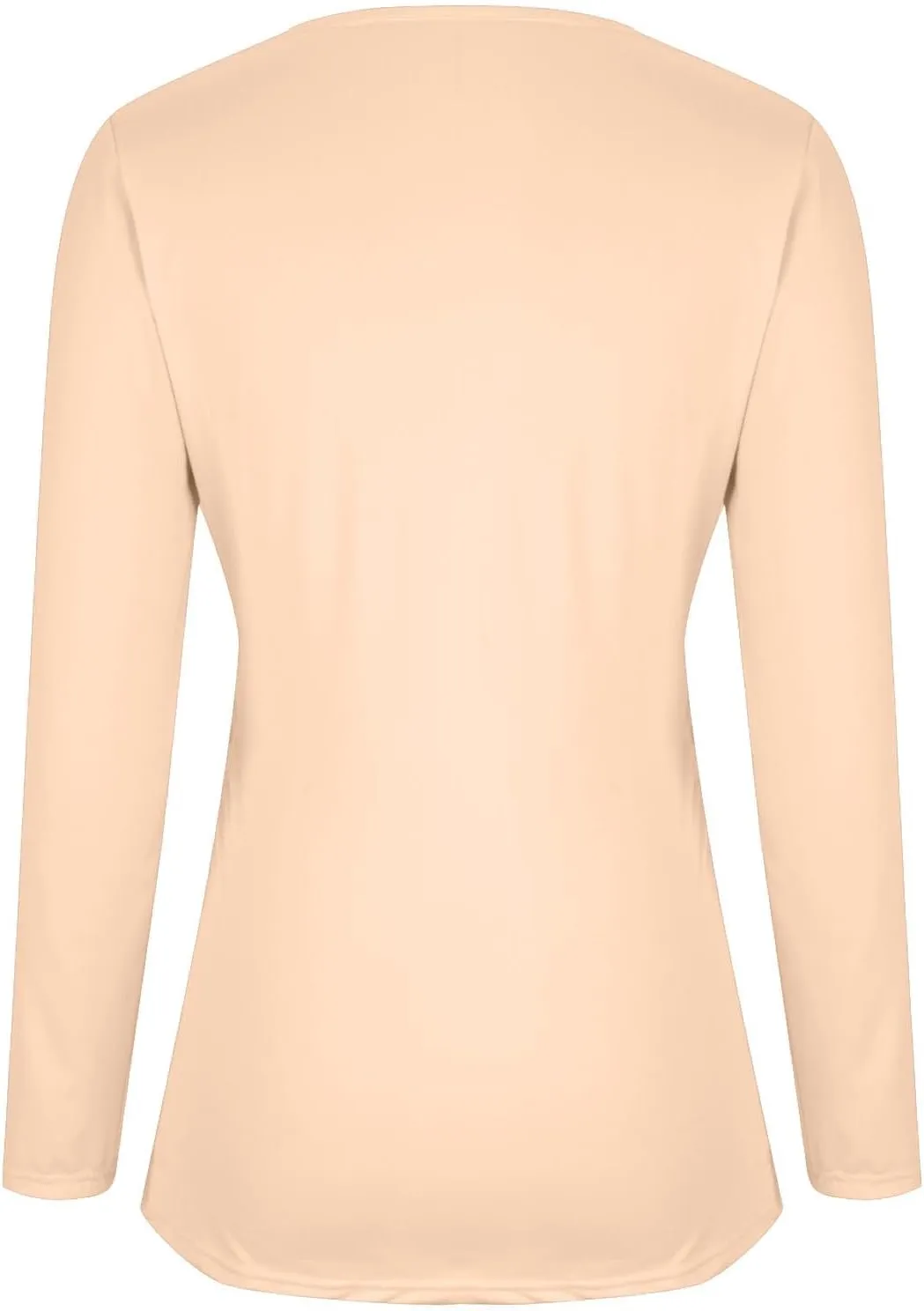 Women's 2025 Spring Long Sleeve T Shirts with Built in Bras Long Sleeve v Neck Tight Tops Casual Basic Tunic Blouse