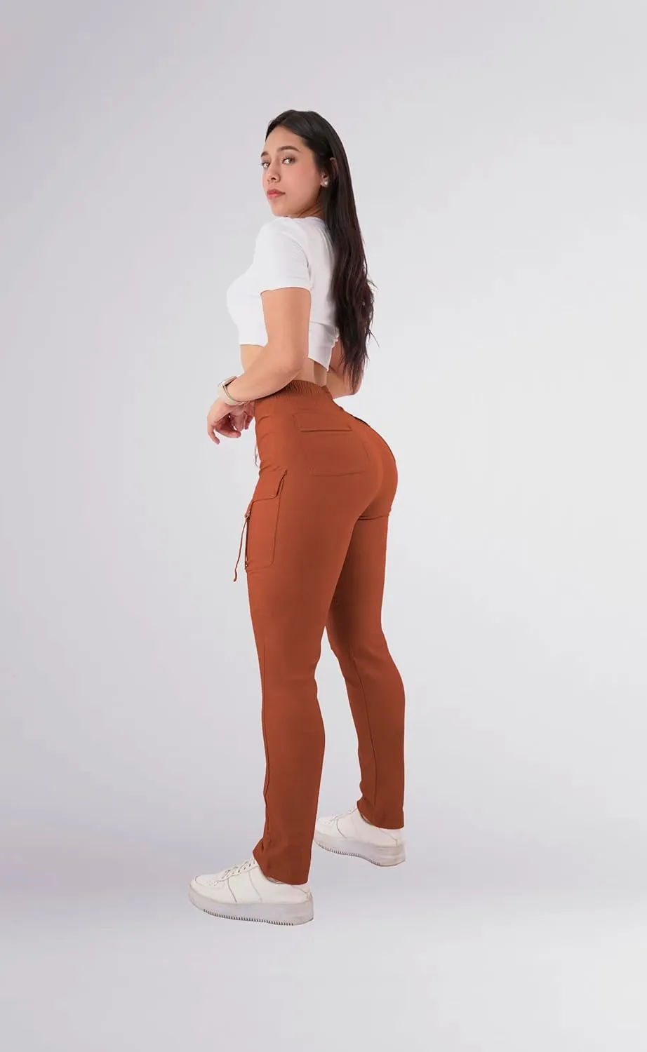 Women's Cargo Pants Hiking Joggers Summer Lightweight Quick Dry Athletic Outdoor Sports Sweatpants Travel Casual Button