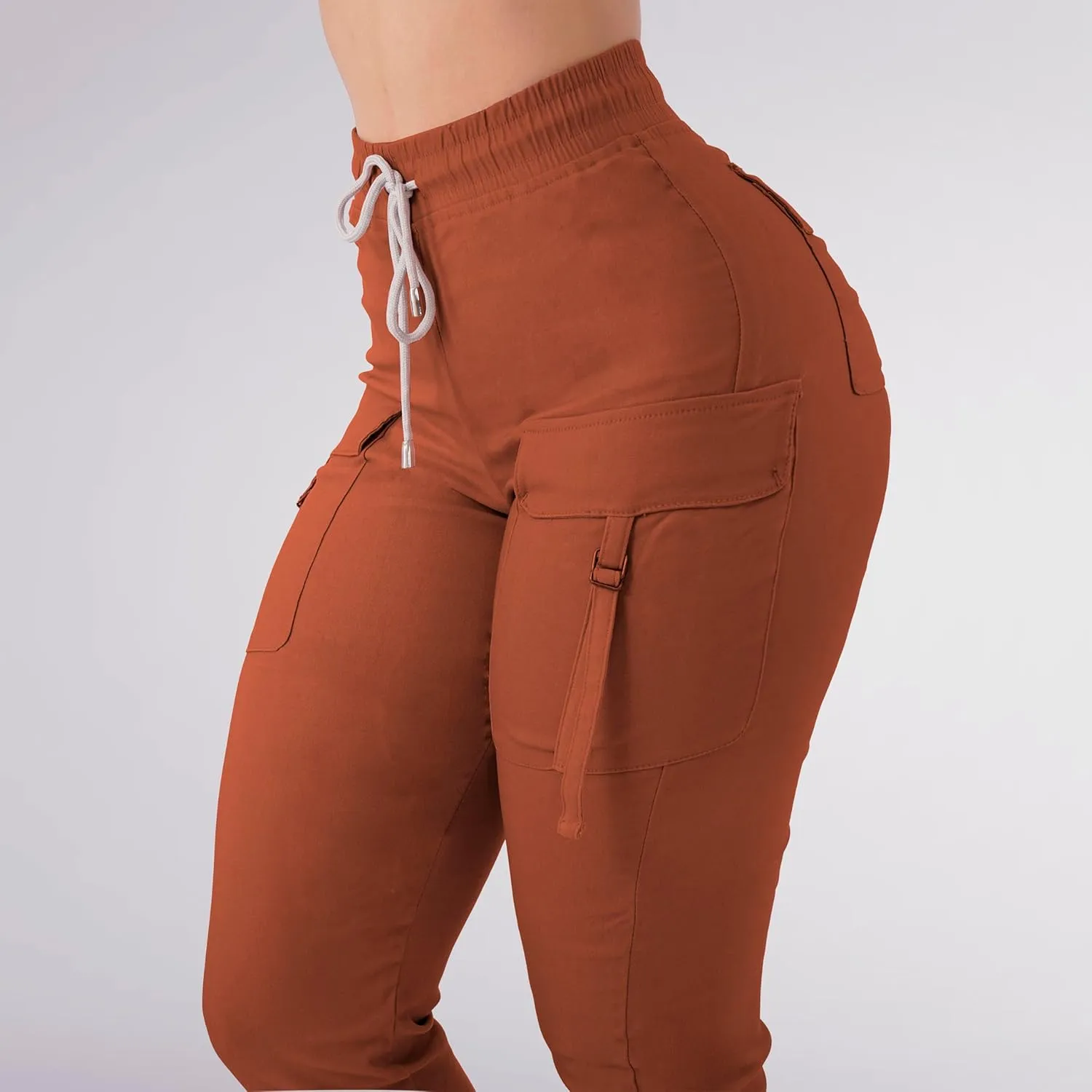 Women's Cargo Pants Hiking Joggers Summer Lightweight Quick Dry Athletic Outdoor Sports Sweatpants Travel Casual Button