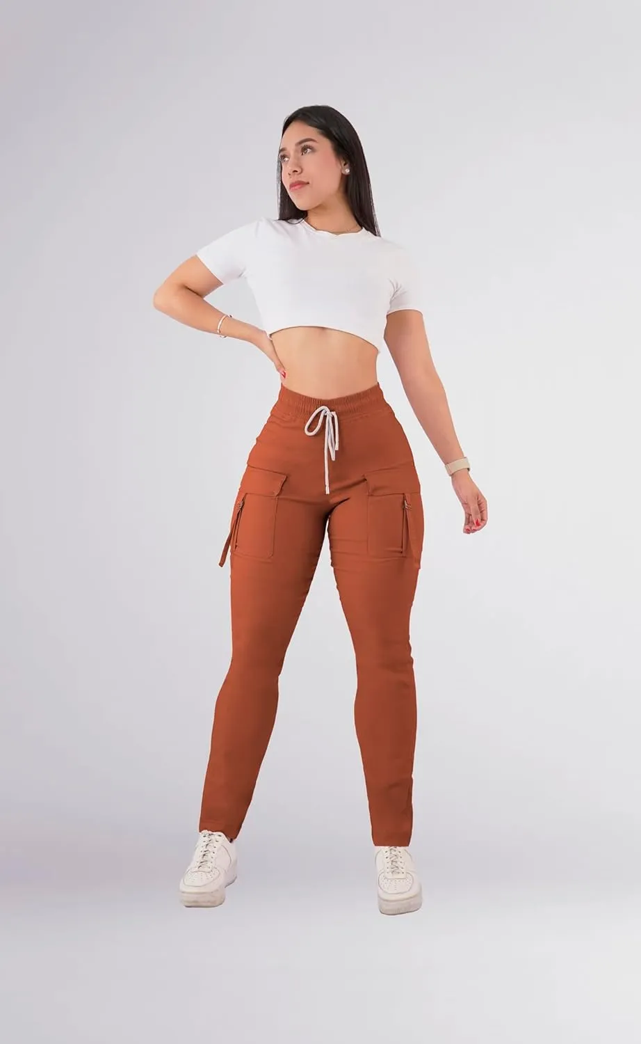 Women's Cargo Pants Hiking Joggers Summer Lightweight Quick Dry Athletic Outdoor Sports Sweatpants Travel Casual Button