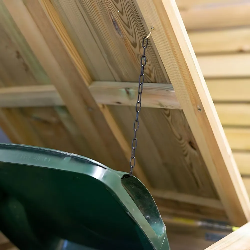 Wooden Wheelie Bin Storage Double