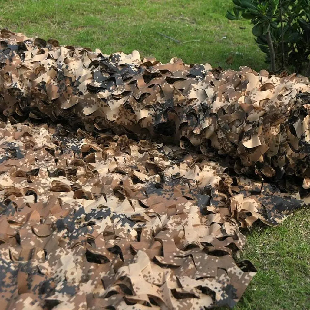 Woodland Military Camo Netting Sunshading Net Camouflage Net for Sunshade Decoration Camping Hunting Shooting Greenhouse Plant Shade Netting Army Mesh Nets