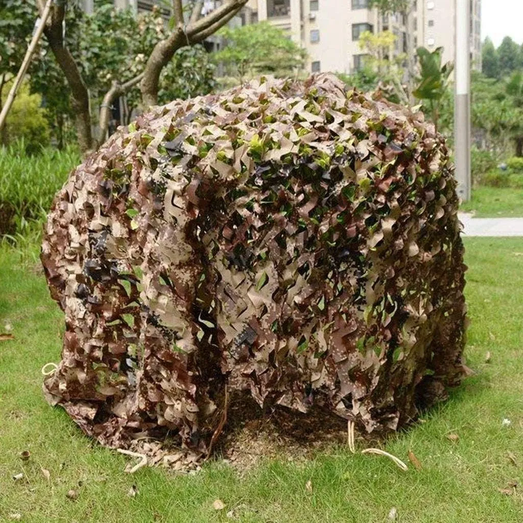 Woodland Military Camo Netting Sunshading Net Camouflage Net for Sunshade Decoration Camping Hunting Shooting Greenhouse Plant Shade Netting Army Mesh Nets