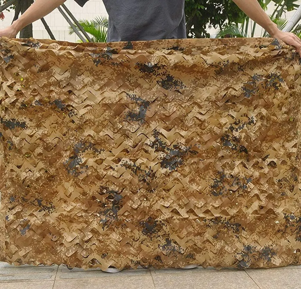 Woodland Military Camo Netting Sunshading Net Camouflage Net for Sunshade Decoration Camping Hunting Shooting Greenhouse Plant Shade Netting Army Mesh Nets