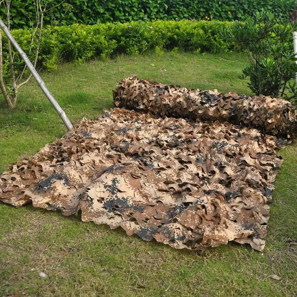 Woodland Military Camo Netting Sunshading Net Camouflage Net for Sunshade Decoration Camping Hunting Shooting Greenhouse Plant Shade Netting Army Mesh Nets