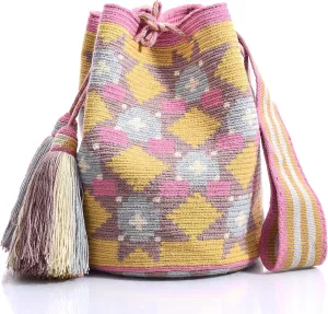 WYOU Designer Collection Wayuu Bag Crochet, Large