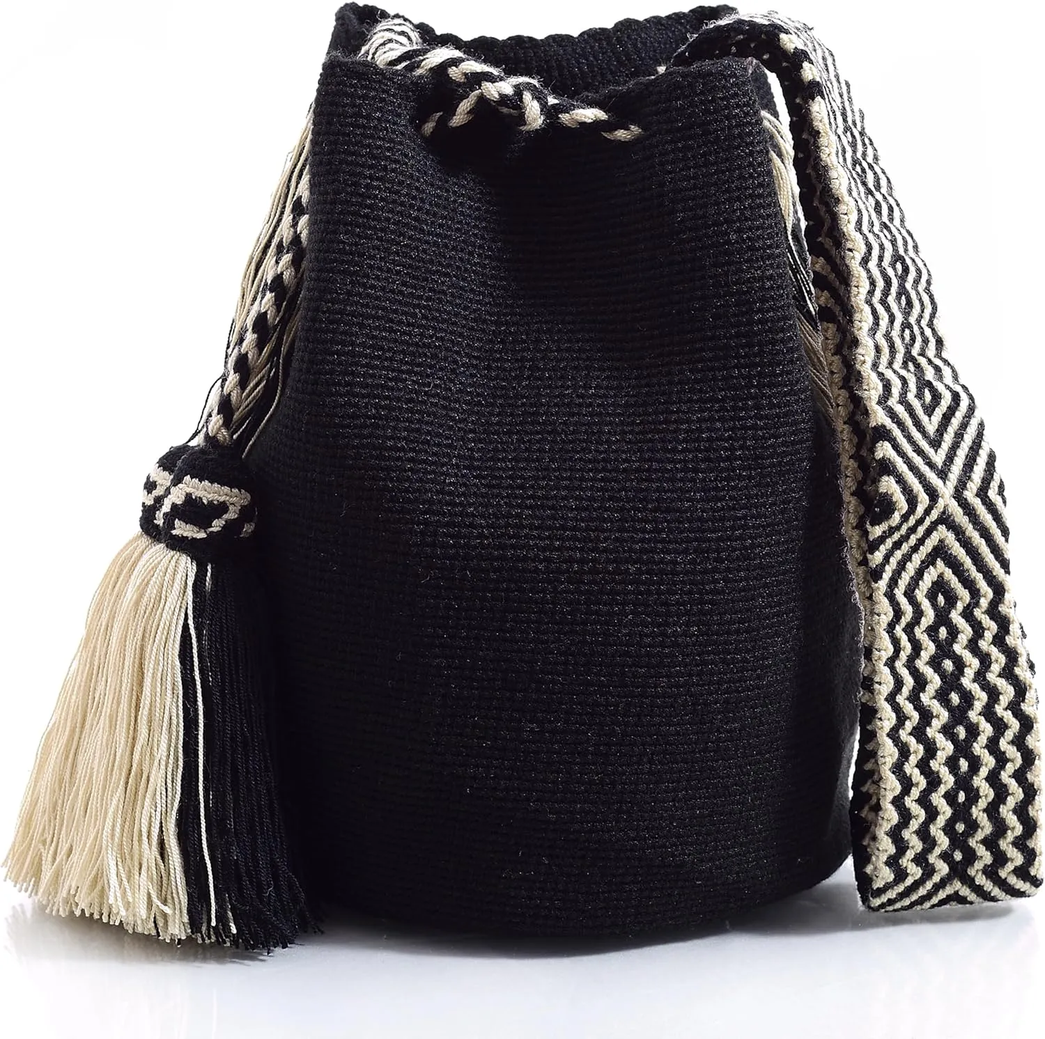 WYOU Utopia classics Hobo Bag Wayuu Crochet, Large