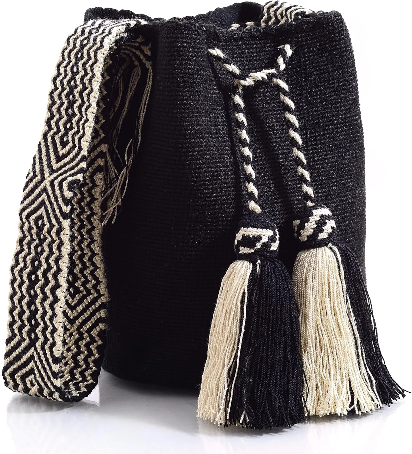 WYOU Utopia classics Hobo Bag Wayuu Crochet, Large