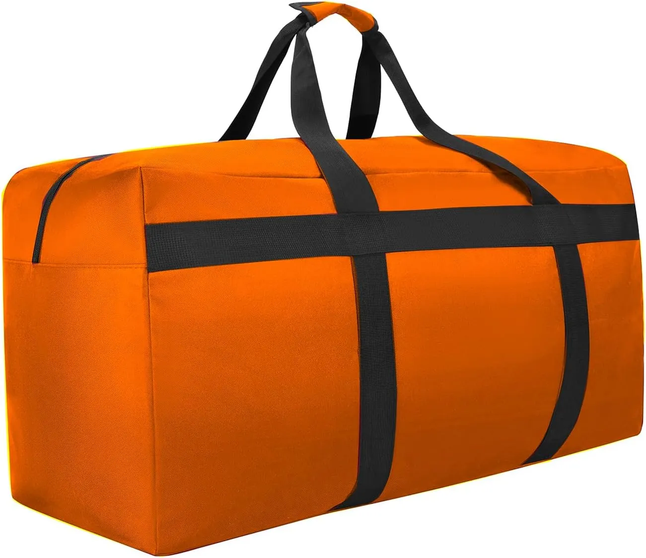 XL Travel Duffle Bag Large Sports Gear Duffel Bags for Traveling Camping Moving and More (Orange 150L)