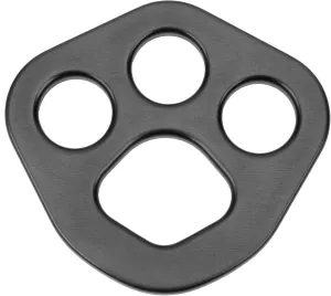 XPSSJMU 30KN 4 Holes Rigging Plate Climbing Aluminum Bear Paw Rope Bearing Anchors Points Connector Climbing Gear Tools for Outdoor