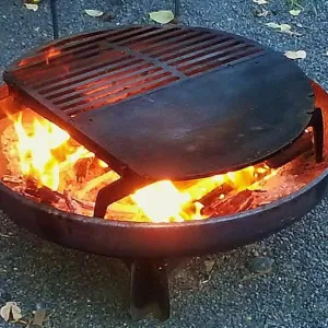 Yabbi Fire Pit 80cm & Barramundi BBQ