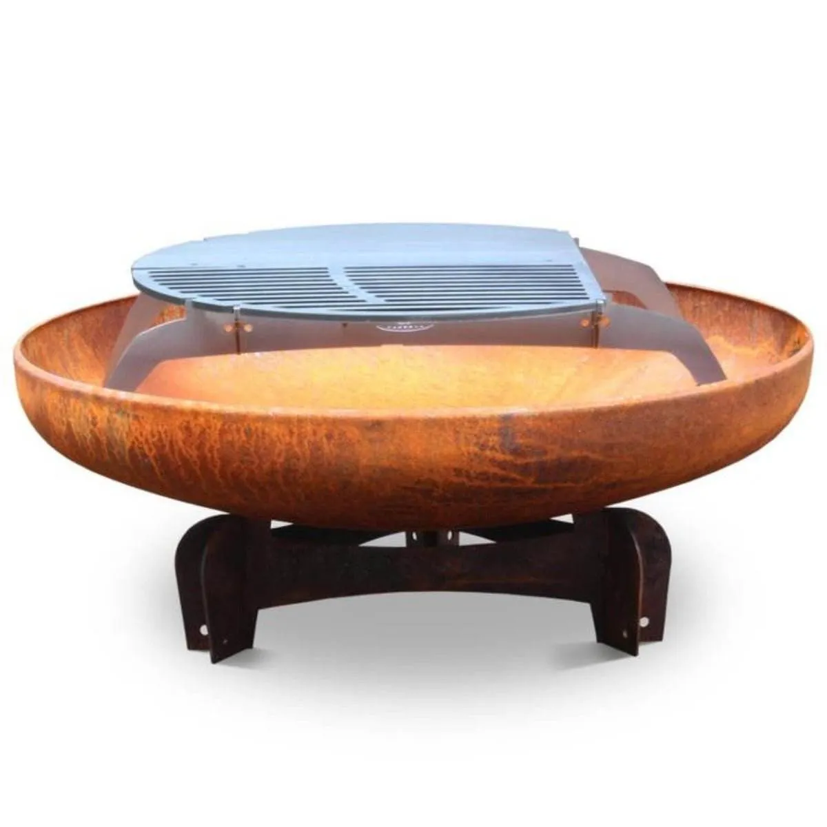Yabbi Fire Pit 80cm & Barramundi BBQ